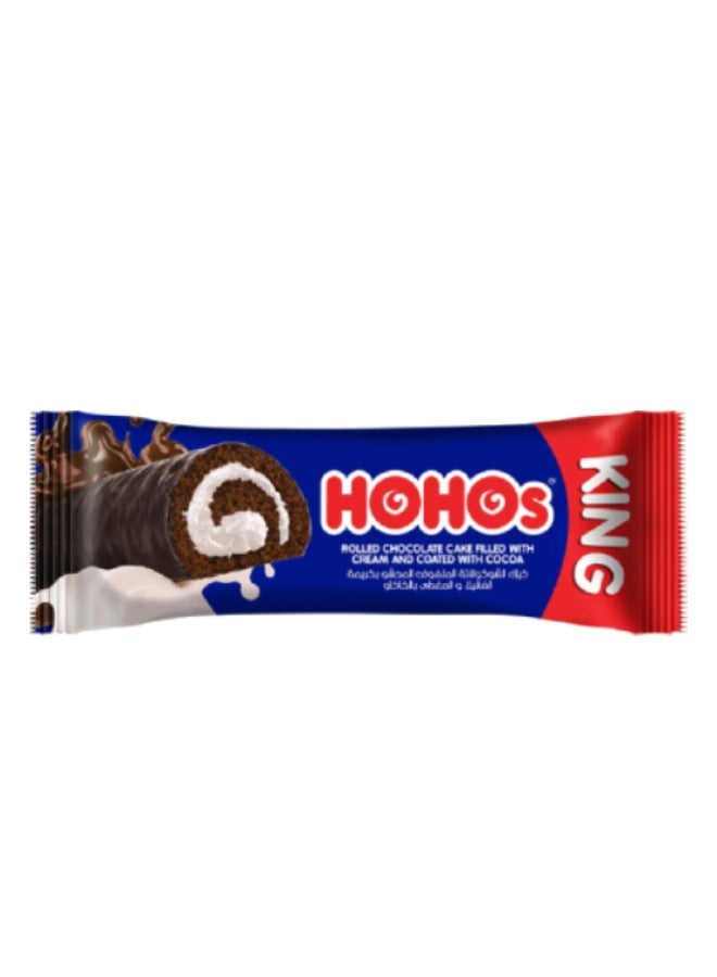 HoHos King Roll Chocolate Cake with Cream – Pack of 12 Pieces - Image 2